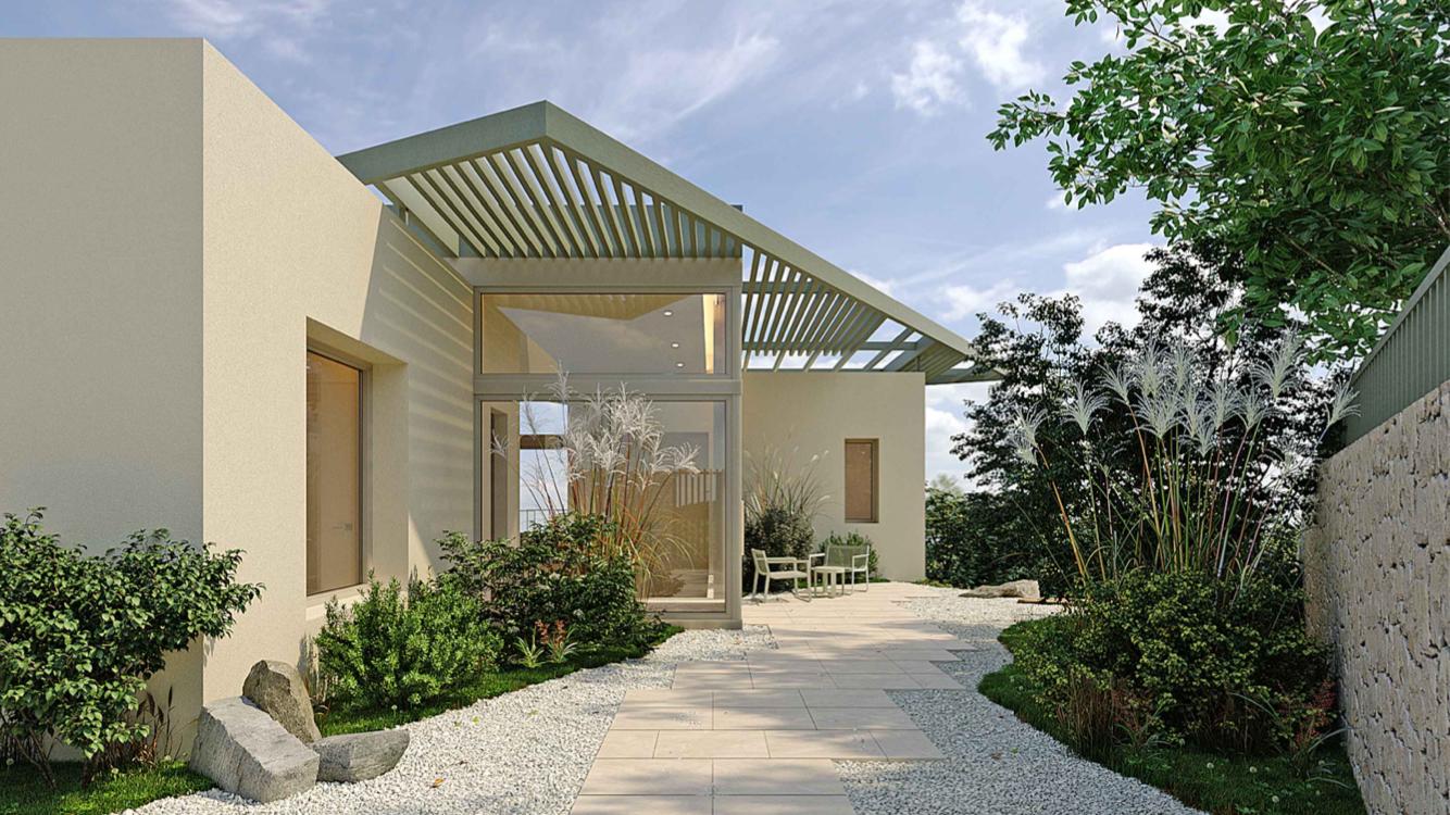 10380 - "Montgó House": Proyecto de Autor con Licencia Concedida y Vistas Infinitas en Dénia.