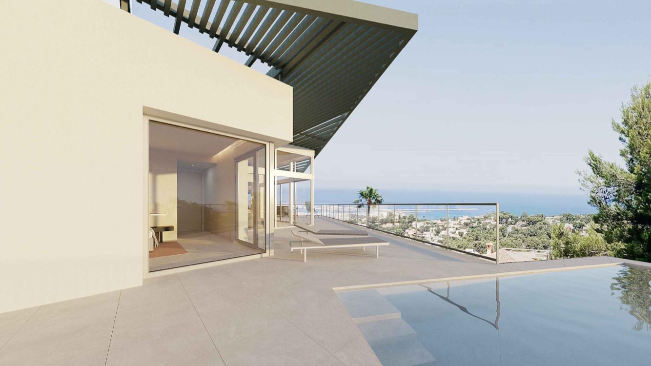 "Montgó House": Autorenprojekt mit erteilter Lizenz und unendlichem Blick in Dénia.