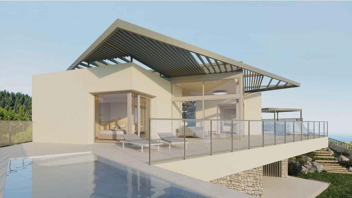 "Montgó House": Autorenprojekt mit erteilter Lizenz und unendlichem Blick in Dénia.