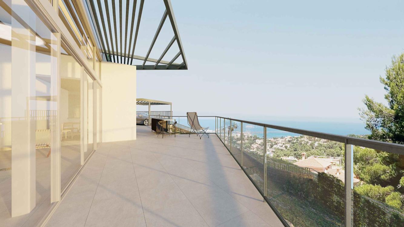 "Montgó House": Autorenprojekt mit erteilter Lizenz und unendlichem Blick in Dénia.