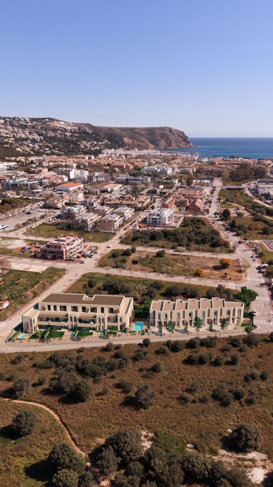 The Sky of Xàbia: Exclusive Penthouse with 90 m² Terrace in Blooming Village.