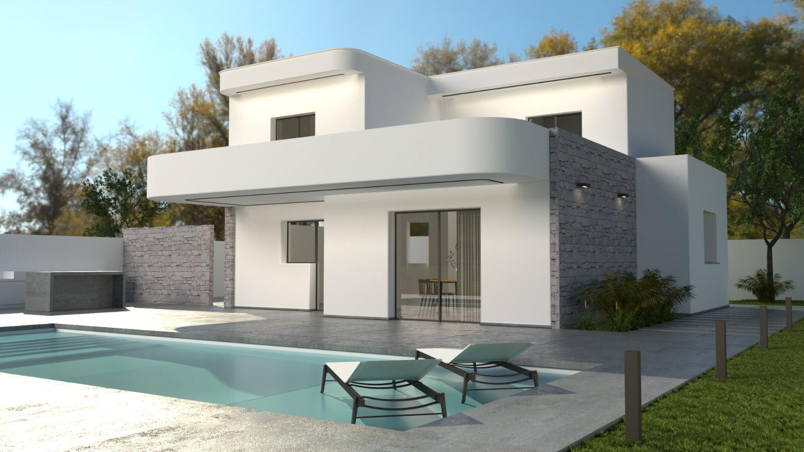 Modern villa of new construction in Els Poblets.