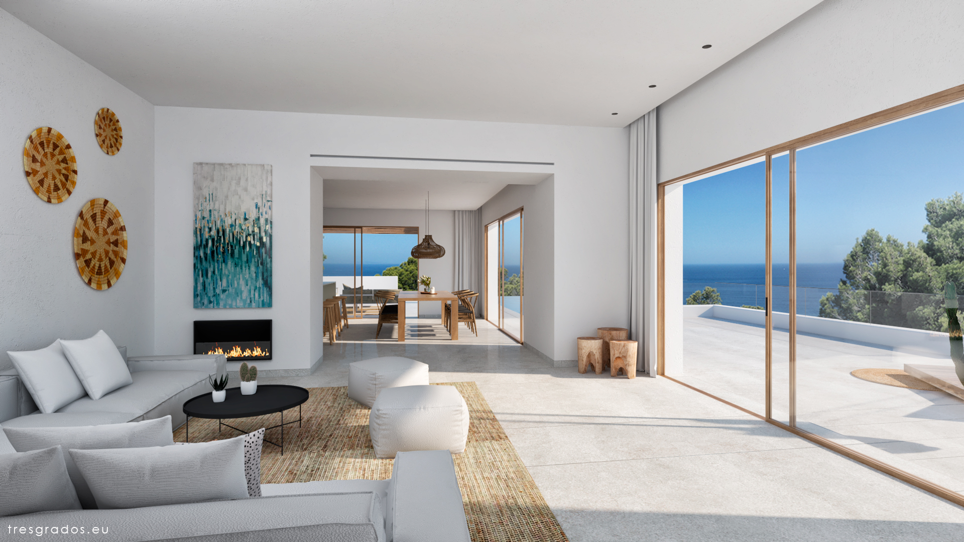 Villa de luxe avec vue à 360°